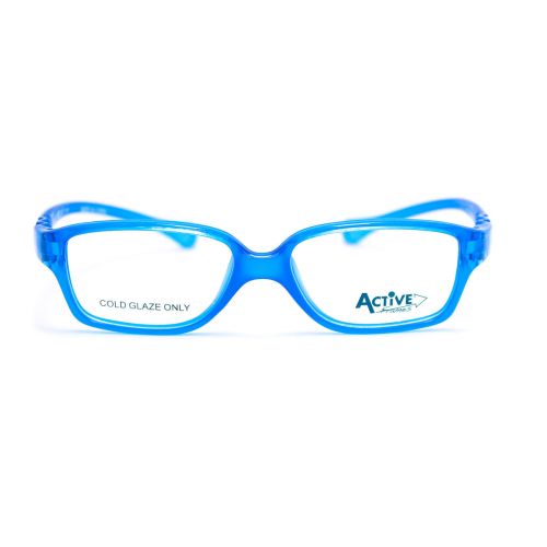 15371 Dark Blue Rectangle Eyeglass - size  42