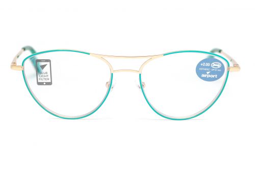 Airport Ready Reader-1865 2273 Bluegreen/Gold M0250