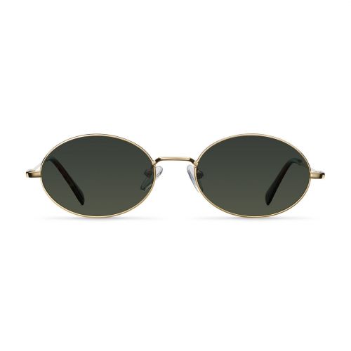 Amara Gold Olive Sunglass - Size 51