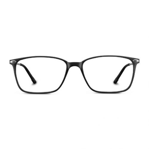 Bao Blue Light Rectangle Eyeglass  Black