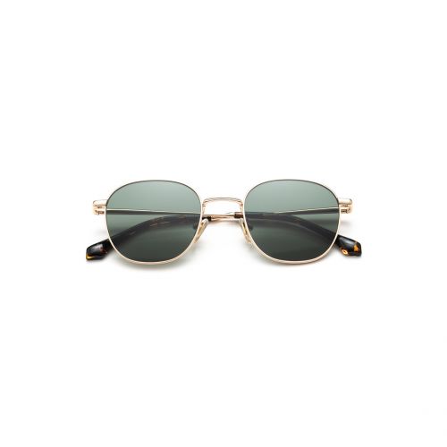 BUDA01 Rectangle Sunglass GOLD   HABANA - size 48