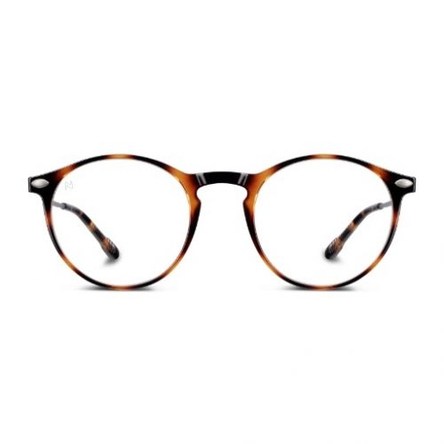 Cruz Blue Light Tortoise Round Eyeglass