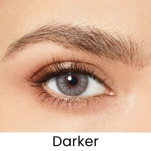 Two Shades Of Gray Colored Contact Lens - Quarterly