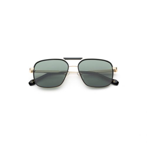 ELON02 Aviator Sunglass GOLD   BLACK - size 56