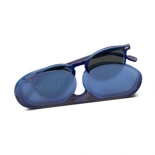 Cruzy Large Round Sunglasses Navy Blue - size  -