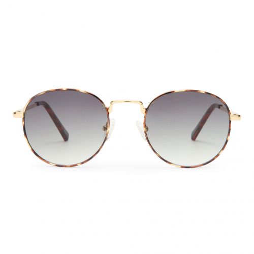 Lost Legacy Gold Tort Round Sunglass  - Size 51
