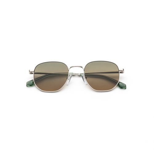 WATT03 Oval Sunglass SILVER   GREEN - size 49