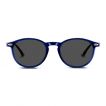 Cruzy Large Round Sunglasses Navy Blue - size  -