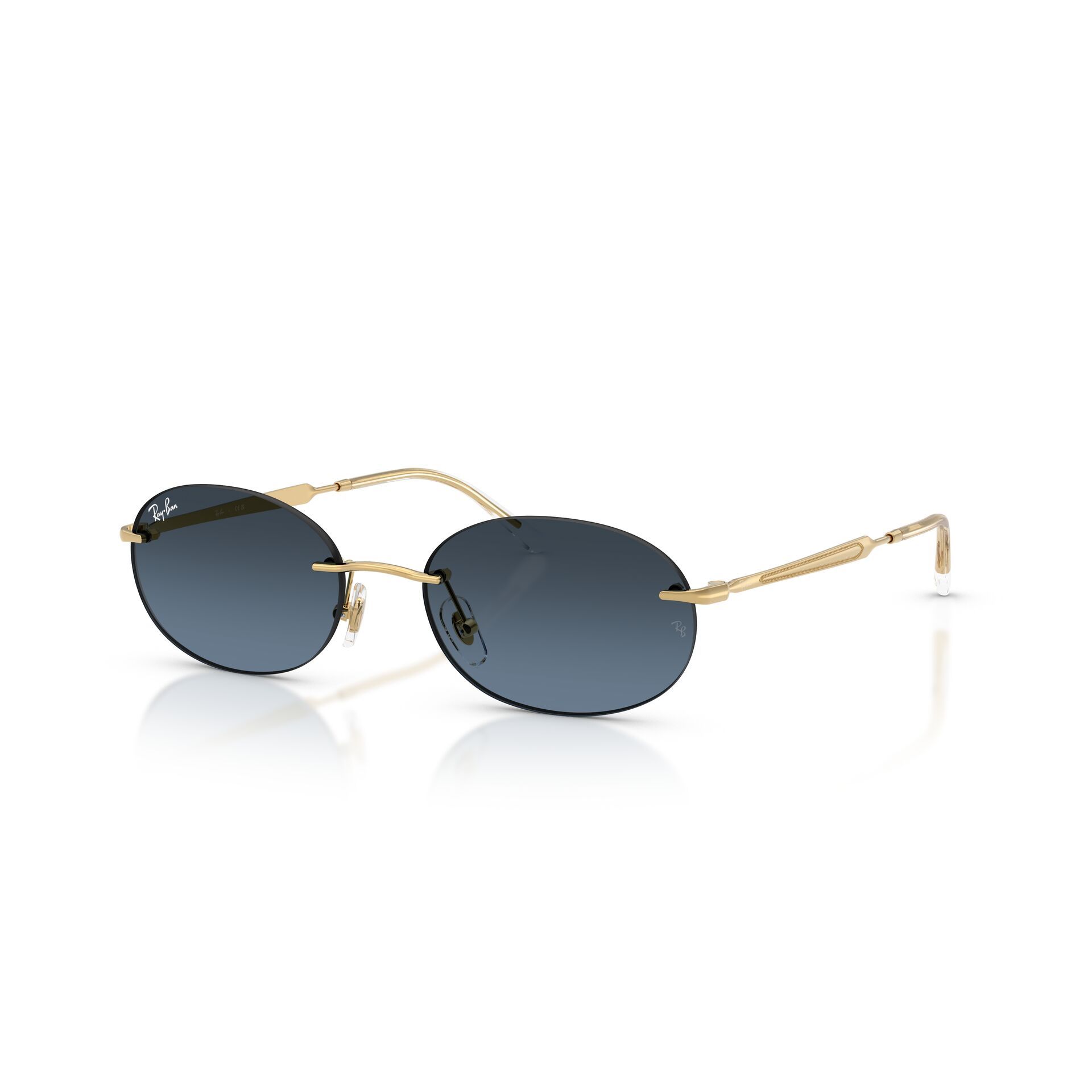 0RB3767 Oval Sunglass 001 4C - size 54