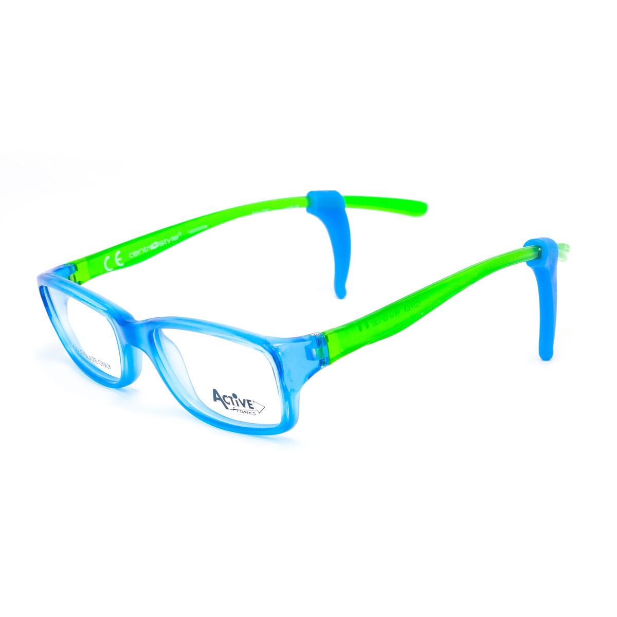 15772 Light blue green Rectangle Eyeglass - size  44