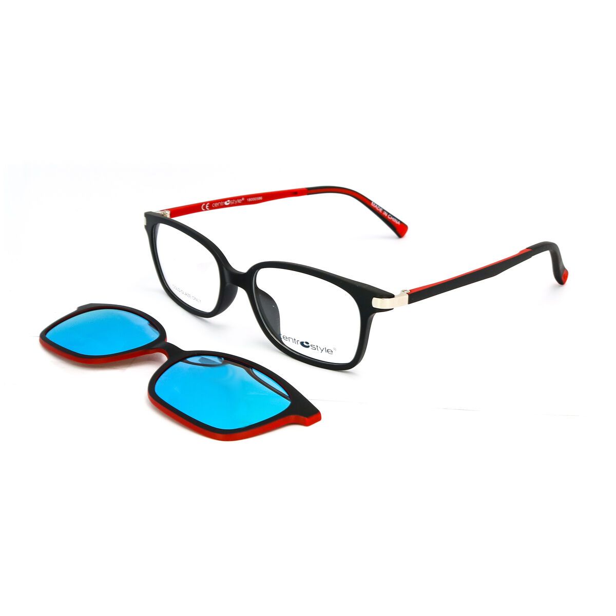 F0072 2 Rectangle Eyeglass - size  47