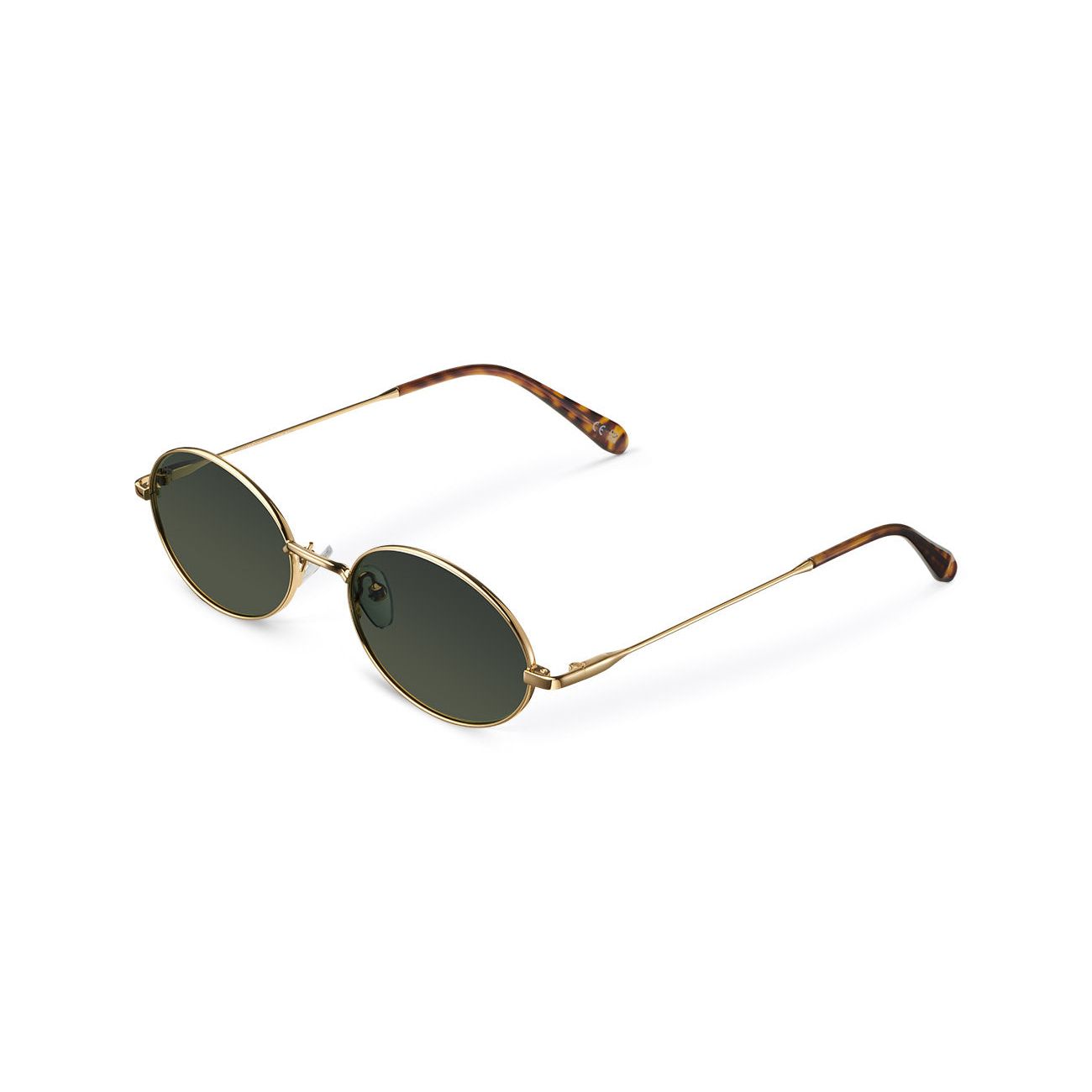 Amara Gold Olive Sunglass - Size 51
