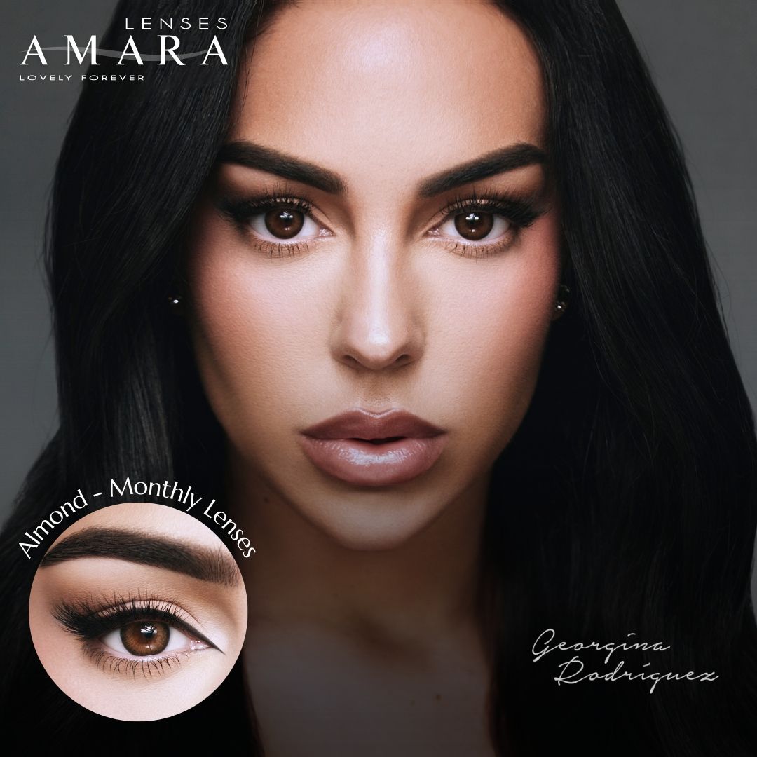 Almond Colored Contact Lens - Monthly