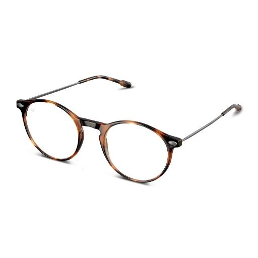 Cruz Blue Light Tortoise Round Eyeglass