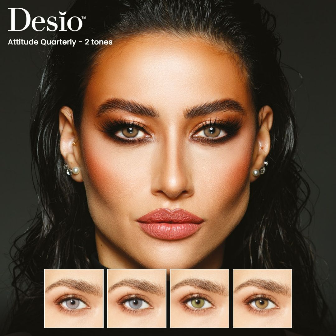 Attitude 2 Tones Colored Contact Lens - Quarterly