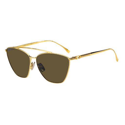 FF 438S   001-QT Cat Eye Sunglass -size 64