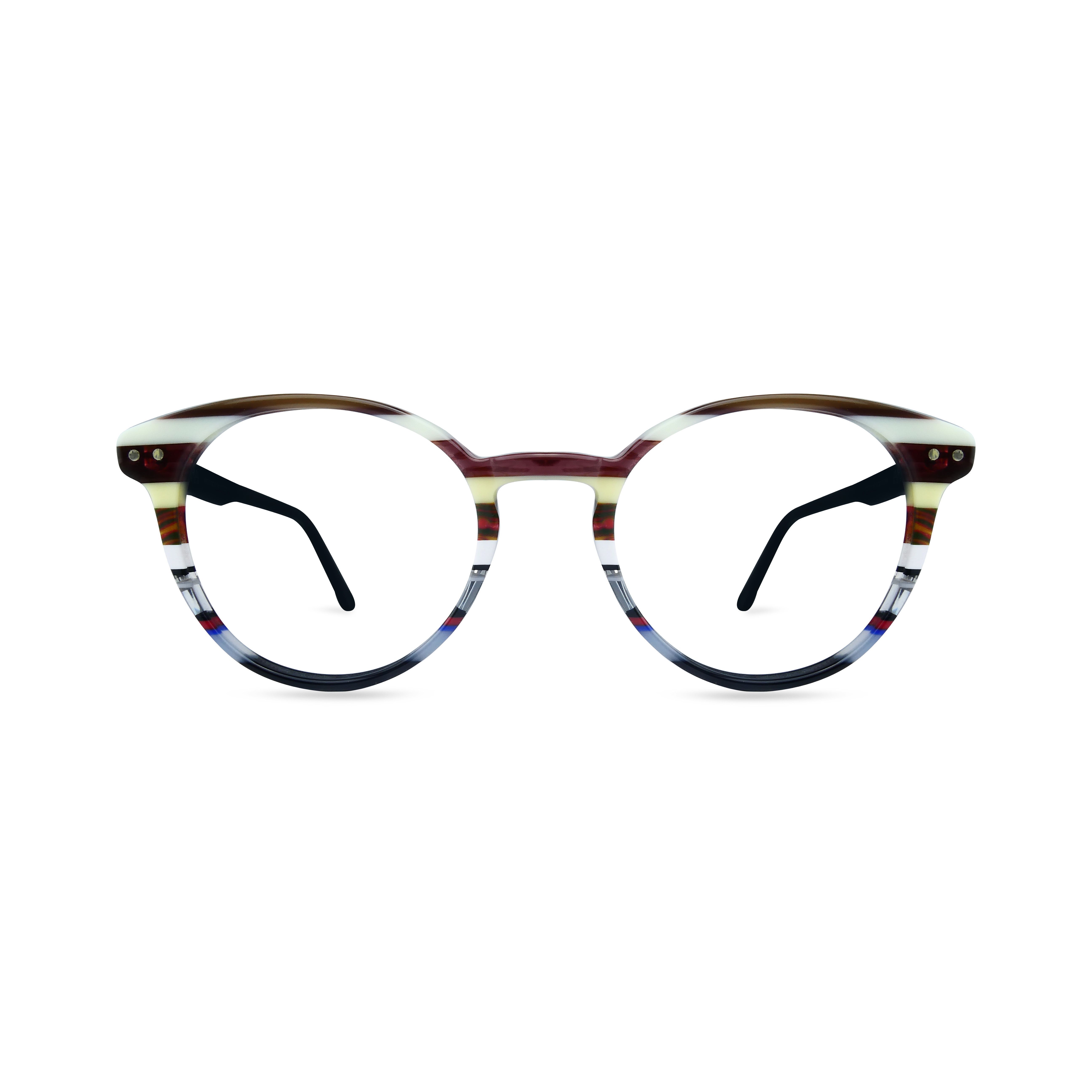 FIUGGI RIGHE Round Eyeglass - size  52