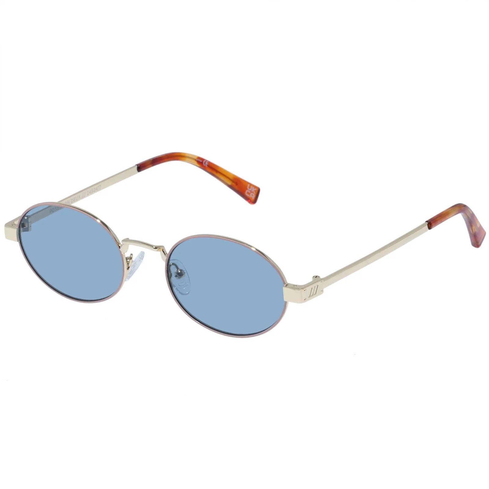POSEIDON DEUX GOLD Oval Sunglass  - size 52