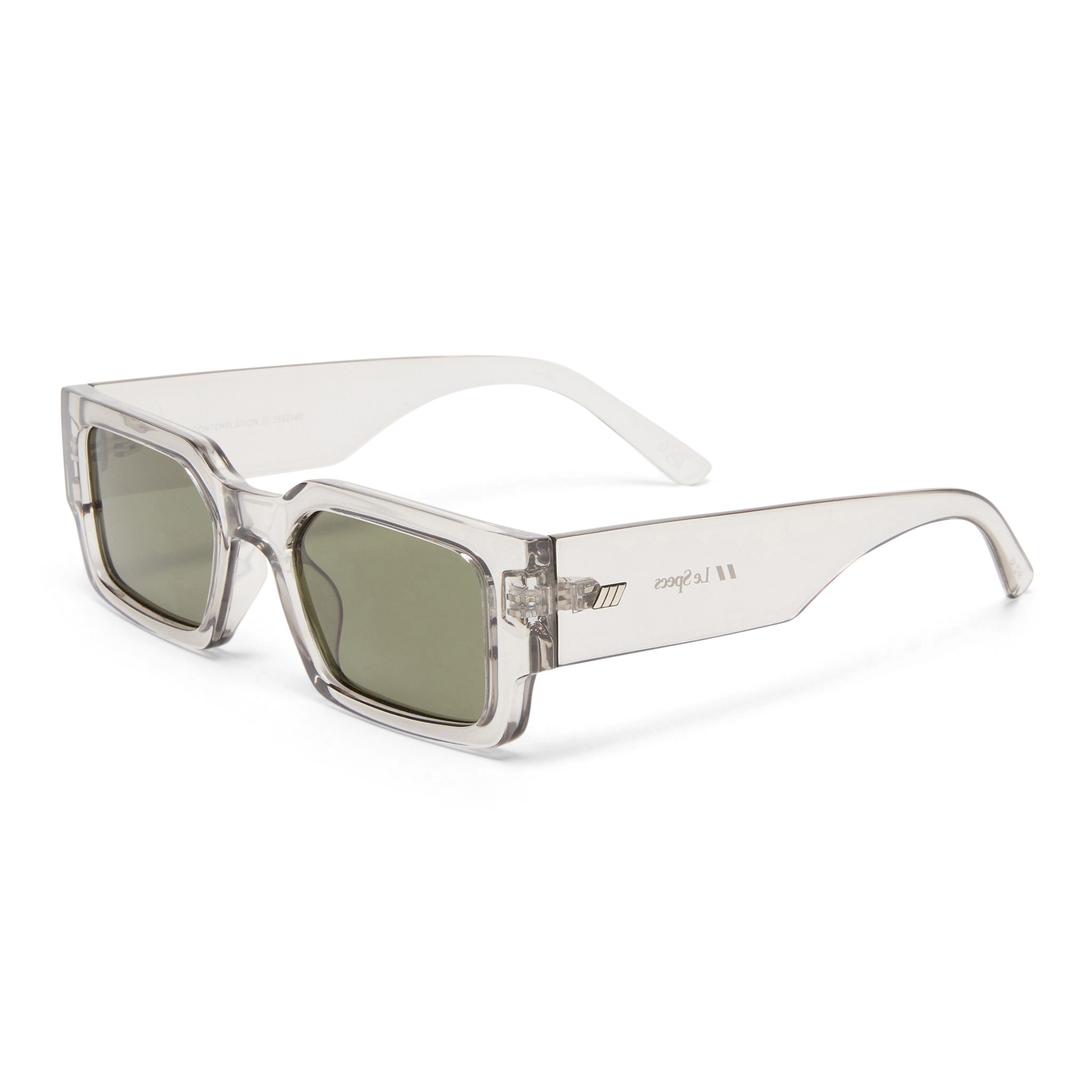Contemplation Graphite Rectangle Sunglass  - Size 54