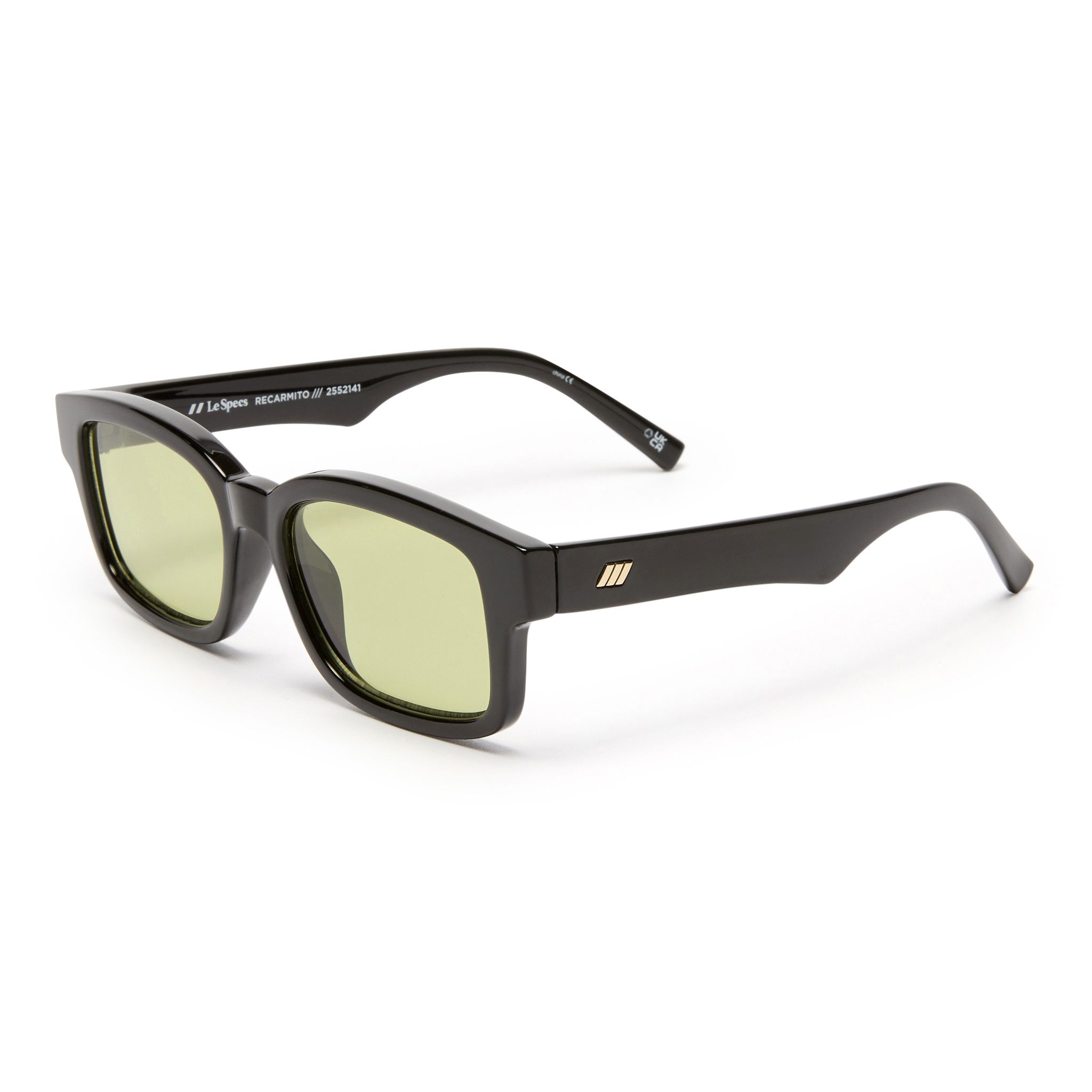 Recarmito Black Rectangle Sunglass  - Size 53