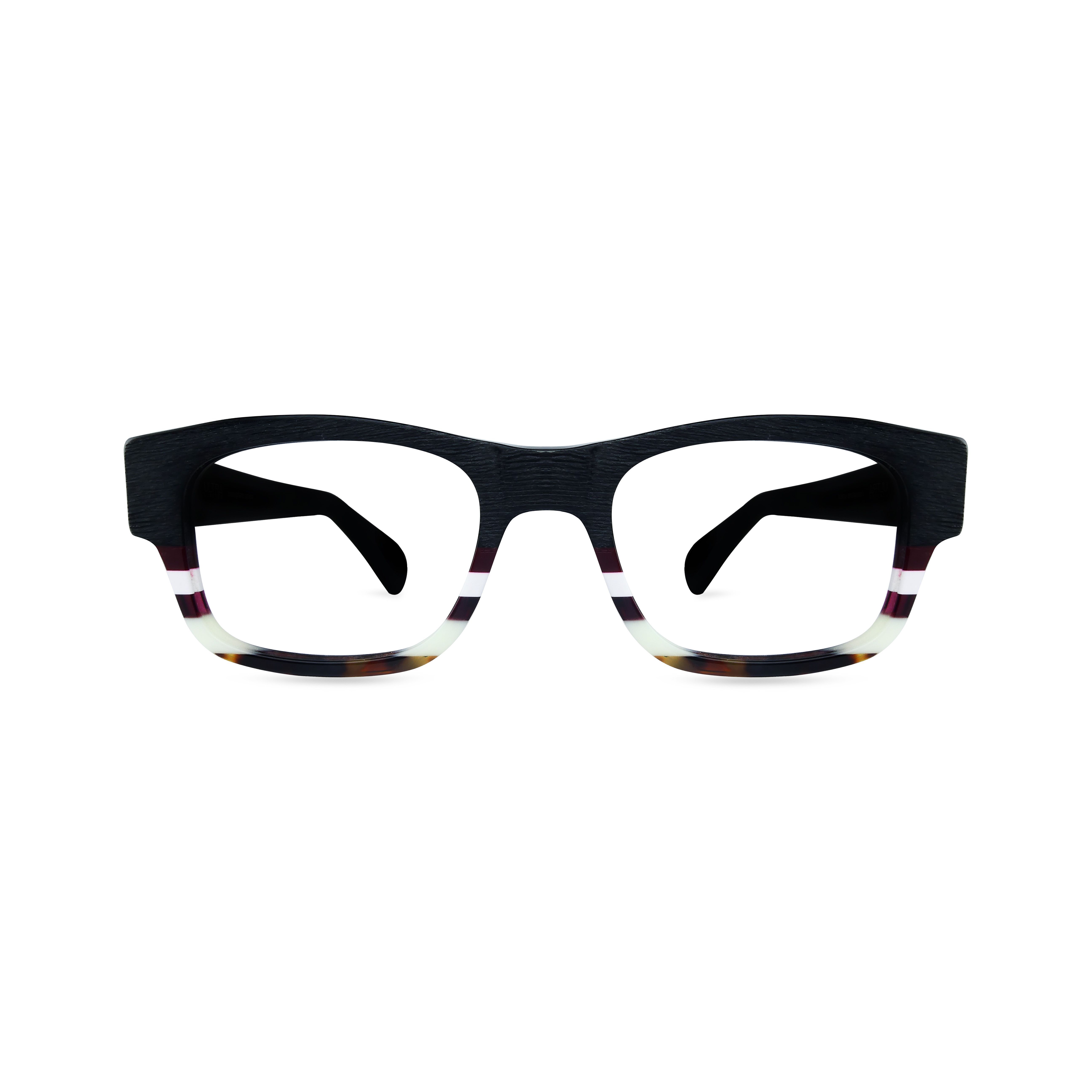 POSITANO NERO Spazz Rectangle Sunglass -size 53