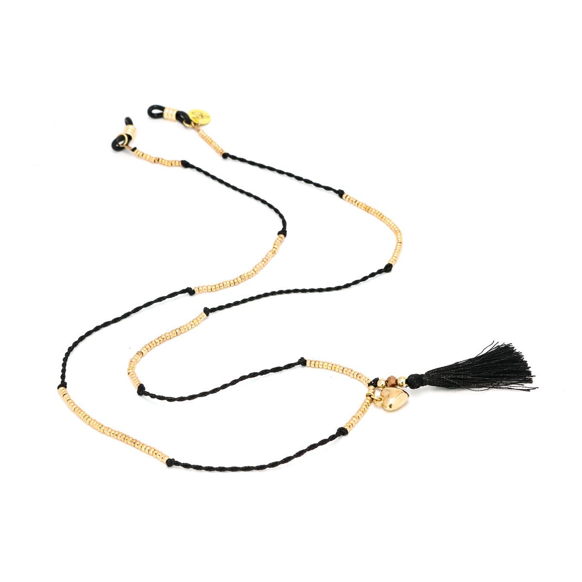 Sunny Cords Black Sunglass Chain - Mc Tassel