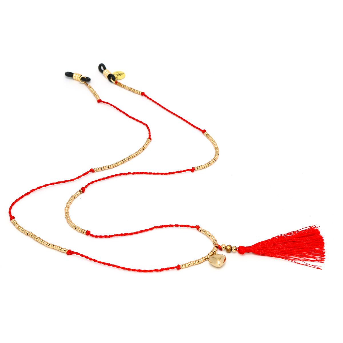 Sunny Cords Red Sunglass Chain - Mc Tassel