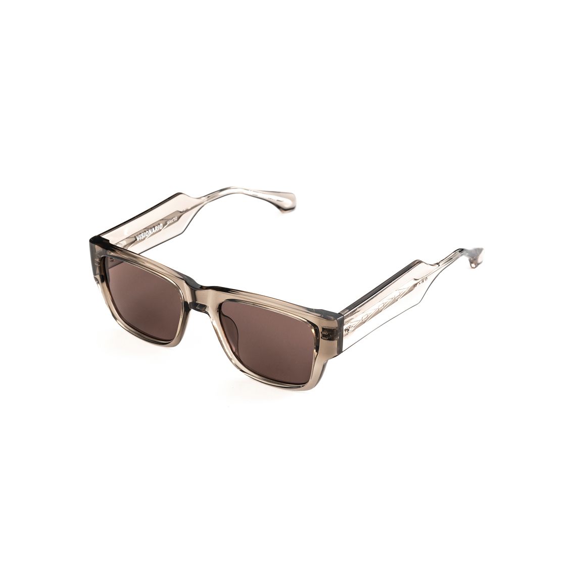 WILL02 Rectangle Sunglass TRANSPARENT GREY - size 54