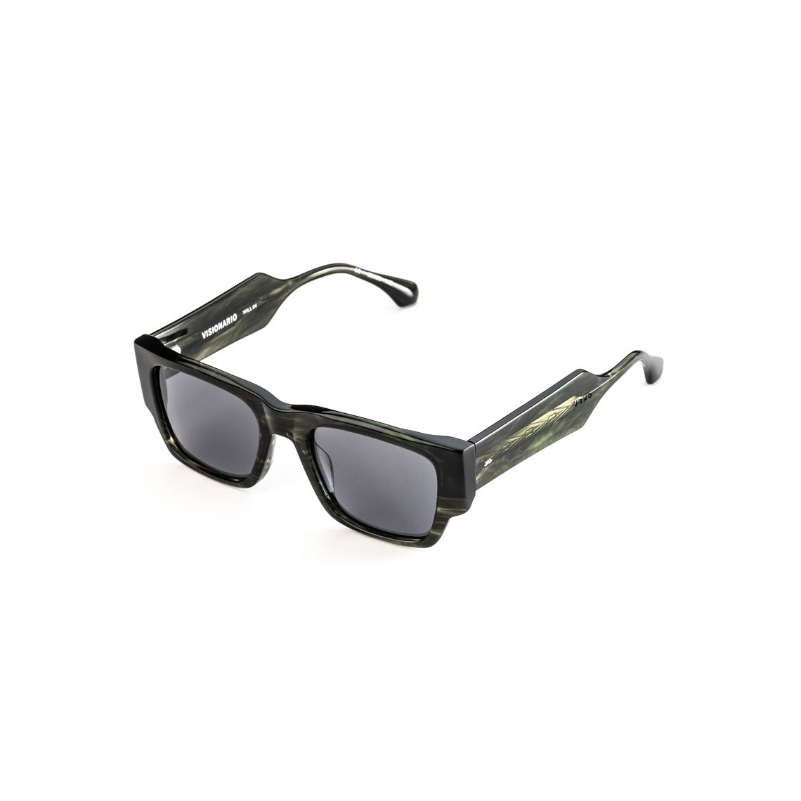 WILL04 Rectangle Sunglass GREEN - size 54