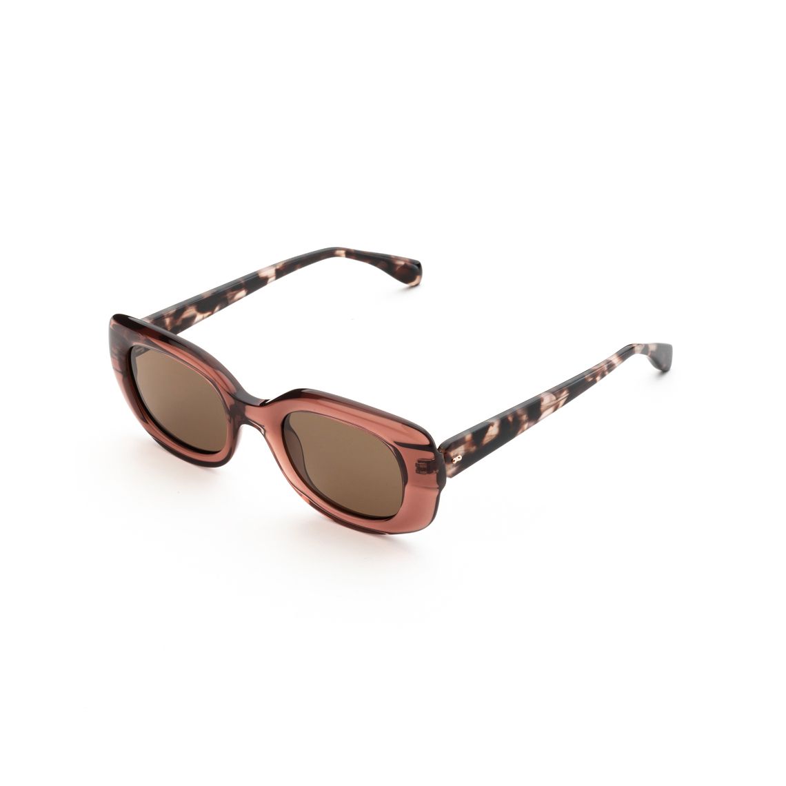 ZADIE04 Oval Sunglass ROSE TRANSPARENT - size 50